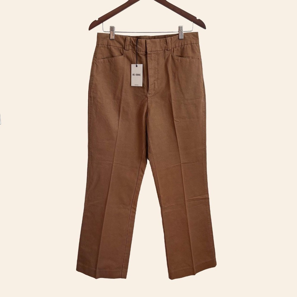 RE/DONE Washed Camel 70s Trousers